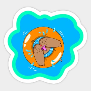 Orange Ring Sticker